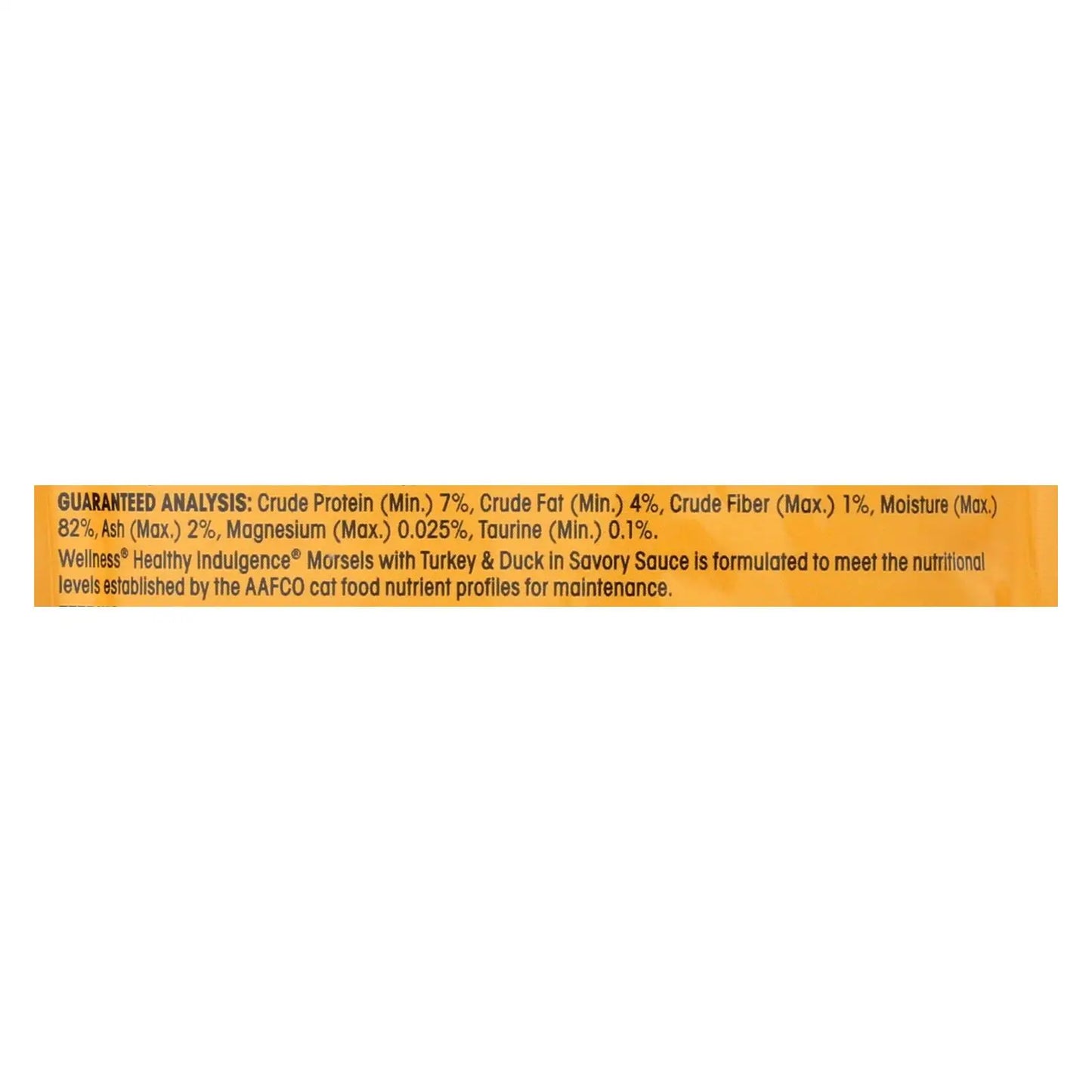 UD_Wellness Wet Cat Food 3 Oz. Morsels with Turkey and Duck in Savory Sauce Case of 24-for Pet Wellness
