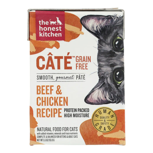 UD_The Honest Kitchen-Case of 12 5.5 oz Wet Cat Food Green Fresh Beef &amp; Chicken Made with Meat