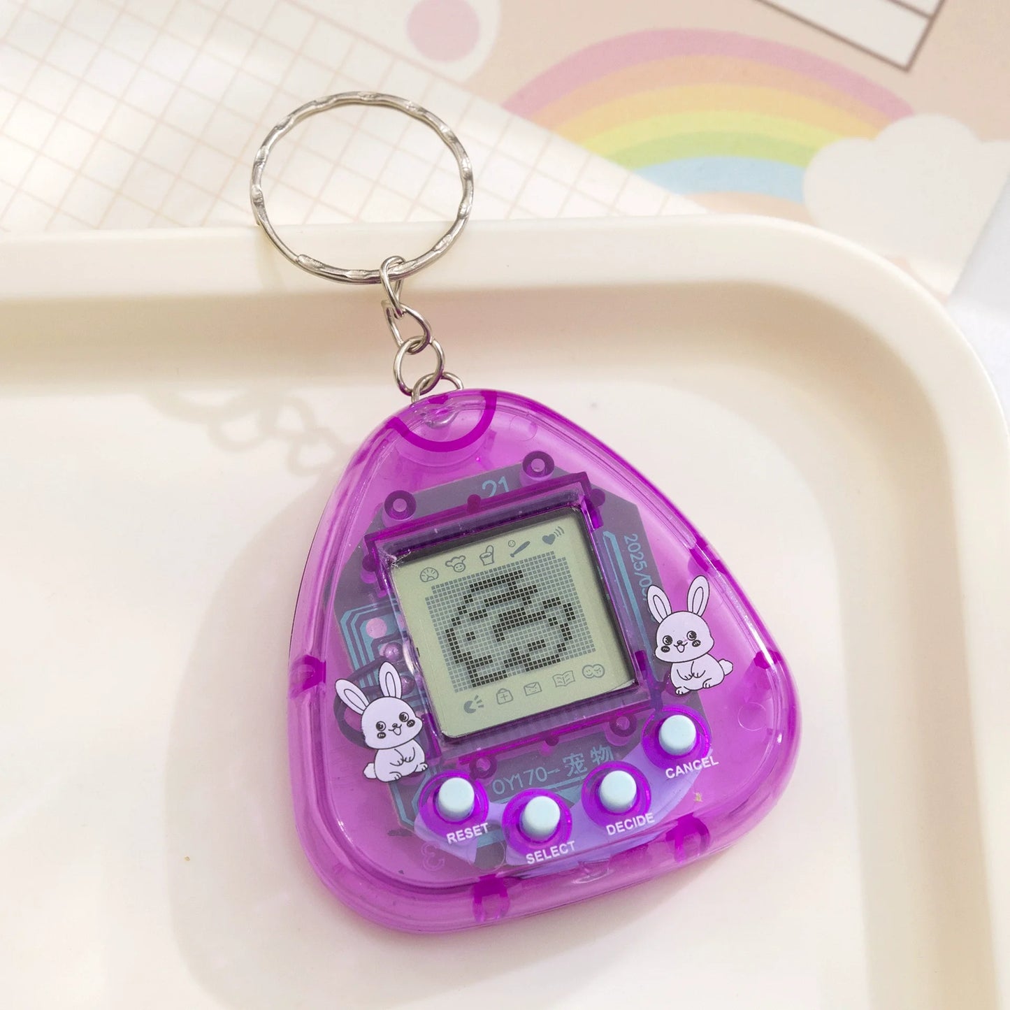 1PC Transparent Electronic Pets Nostalgic 168 Pets In One Virtual Cyber ​​Digital Nostalgic Funny Toys Pixel Funny Play