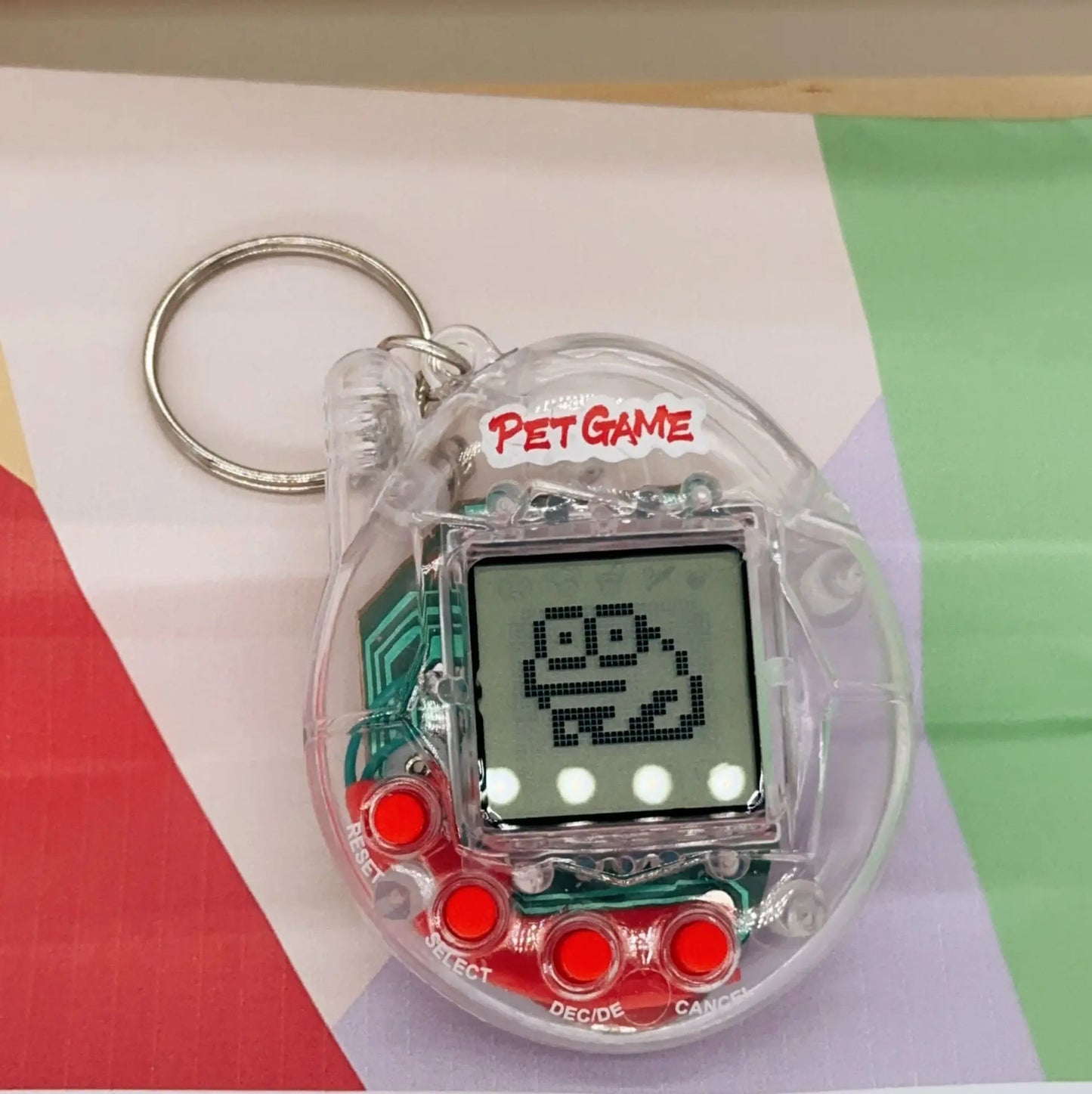 1PC Transparent Electronic Pets Nostalgic 168 Pets In One Virtual Cyber ​​Digital Nostalgic Funny Toys Pixel Funny Play