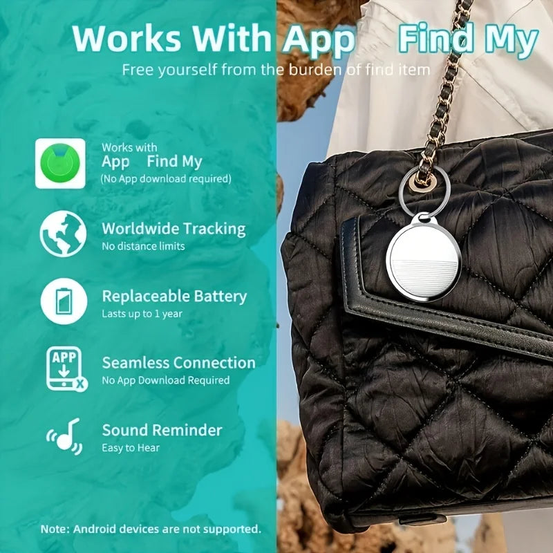 GPS Smart Anti-Lost Device - Real-Time Tracker for Pets, Elderly &amp; Kids, No Installation Needed, iOS Compatible, Reliable &amp; Worr