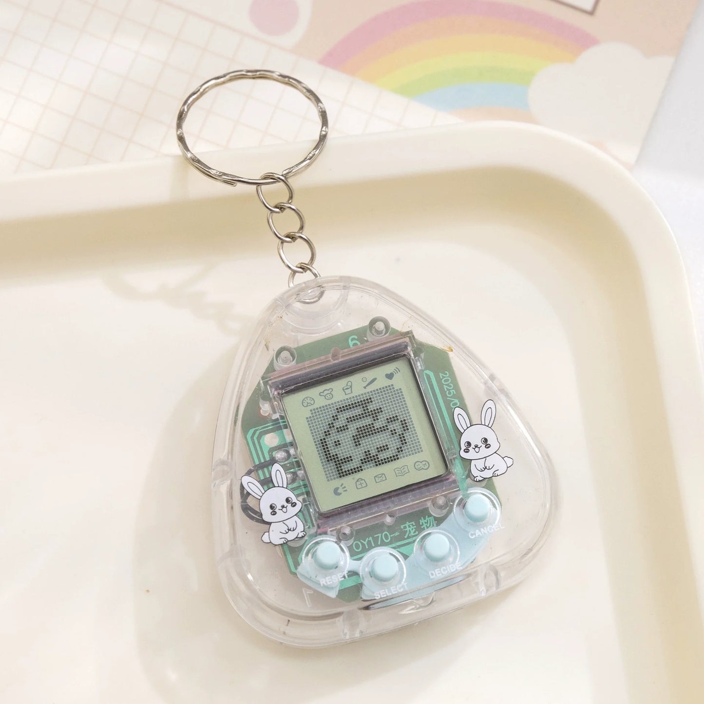 1PC Transparent Electronic Pets Nostalgic 168 Pets In One Virtual Cyber ​​Digital Nostalgic Funny Toys Pixel Funny Play