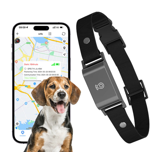 4G GPS Tracker Pet for Dog Cat Fashion Neck Collar Location Smart Tracking Limitation Lost 4G SIM