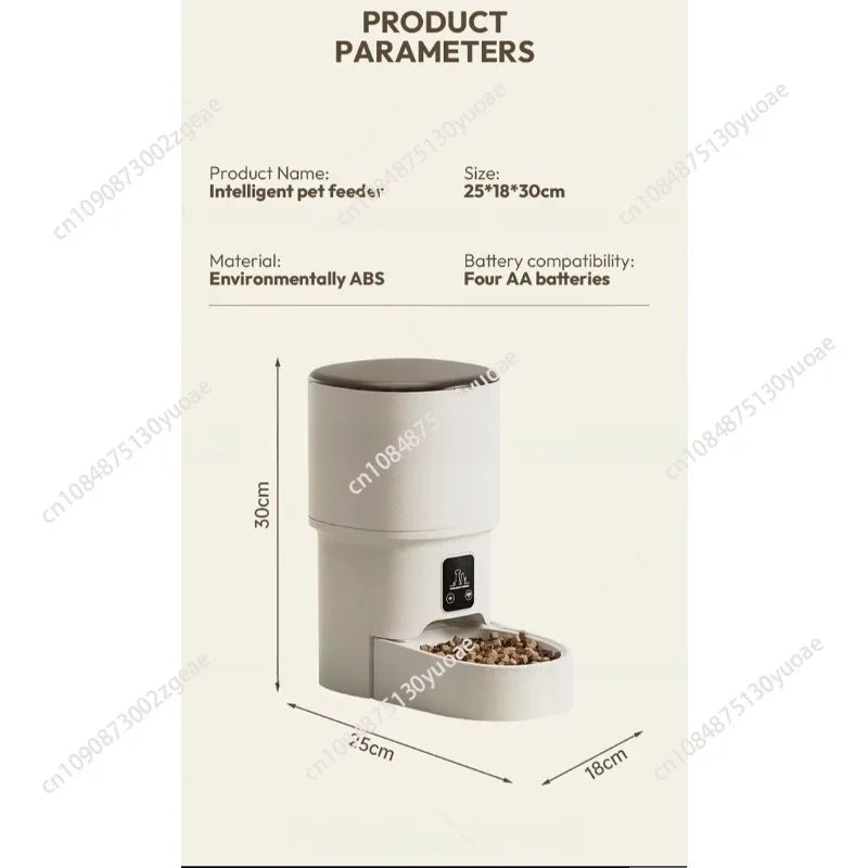 Phone App Control Tuya Smart Wifi Advanced Auto Reminder Timed Cat Dog Food Dispenser Automatic Pet Feeder