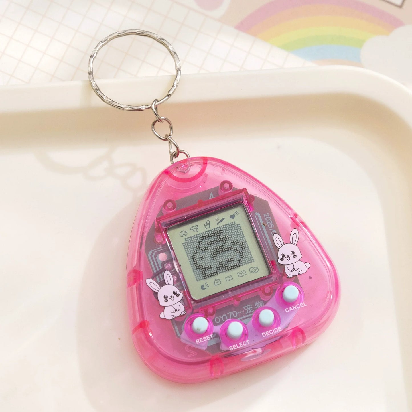 1PC Transparent Electronic Pets Nostalgic 168 Pets In One Virtual Cyber ​​Digital Nostalgic Funny Toys Pixel Funny Play